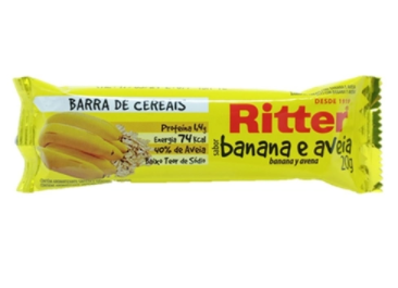 CAIXA CEREAL RITTER MIX BANANA E AVEIA 24X20G